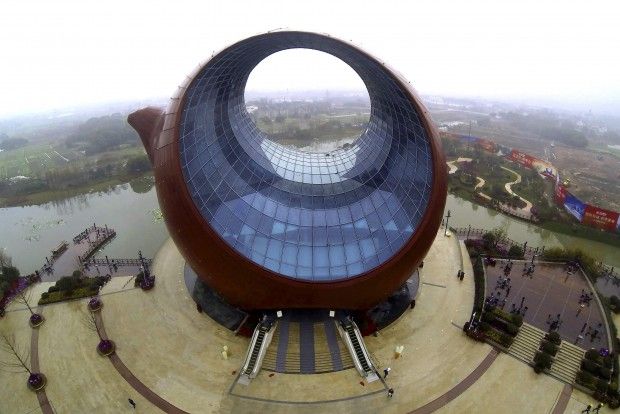 Cina. Il museo di Wuxi a forma di teiera