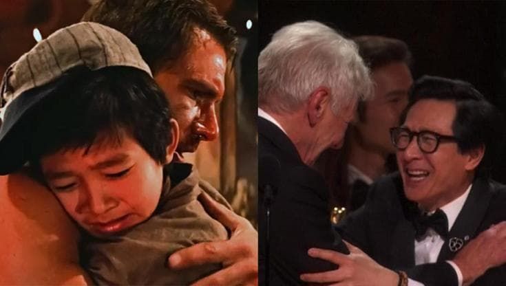 Oscar 2023, quando Indiana Jones ha 'ritrovato' Short: l'abbraccio dopo 39 anni