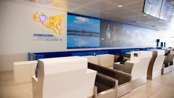 Aeroporto di Palermo: nella hall arrivi la terza area check-in
