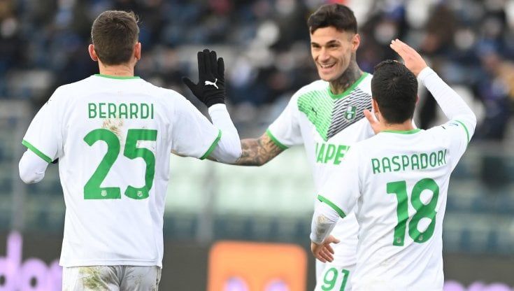 Empoli-Sassuolo 1-5, con Scamacca e Raspadori gli emiliani tornano a vincere