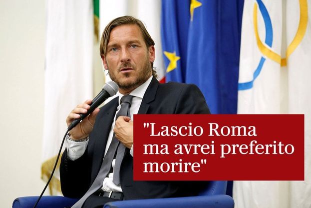Totti lascia la Roma: 10 frasi (più 1) del capitano all'addio