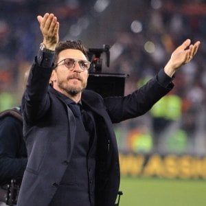 Roma, Di Francesco: ''Vincere per ritrovarci. Scudetto? Non siamo competitivi''