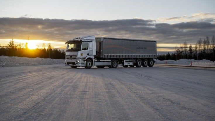 Camion elettrici alla prova Finlandia, ecco il test più estremo