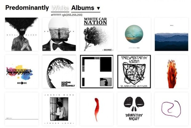 La musica Pantone: gli album catalogati per colore