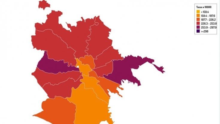Coronavirus Roma, la mappa del contagio: Torre Angela e Centocelle ancora le più colpite