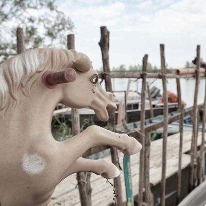 "Po, Lungo il fiume", le foto di Montali a Correggio
