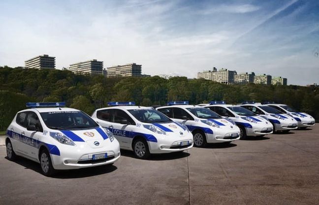 Nissan LEAF,  a Cagliari la Polizia diventa elettrica