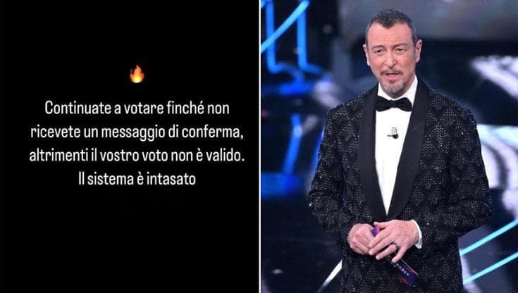 Sanremo 2024, problemi al televoto: gli appelli dei cantanti e l'ironia sui social