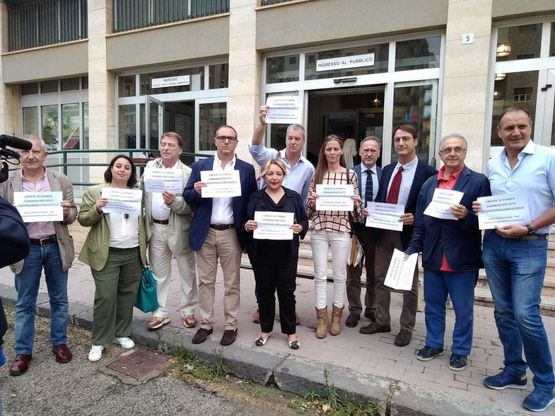 Caltanissetta, #iostoconsalvopalazzolo: sit-al palazzo di giustizia