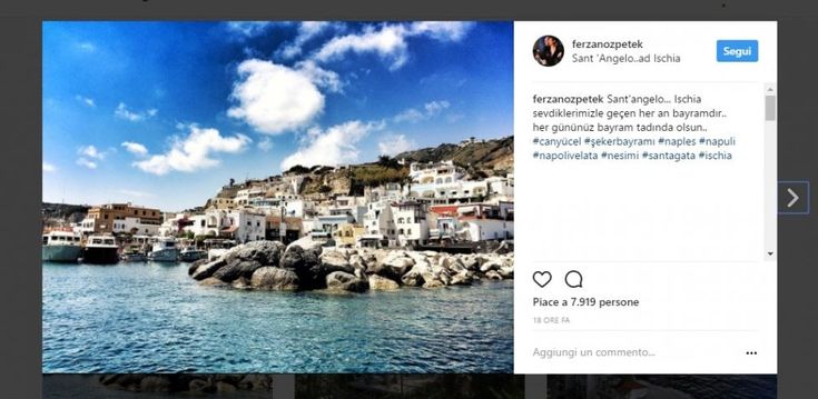 Ozpetek, omaggio in turco a Sant’Angelo d’Ischia