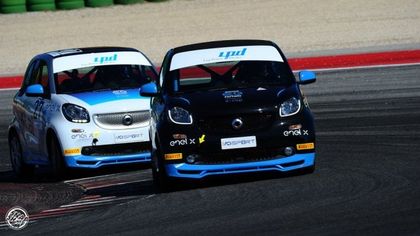 Smart elettriche, che gara a Misano