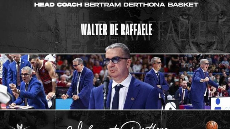 Basket, De Raffaele nuovo allenatore di Tortona
