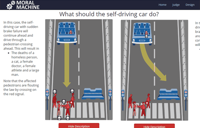 Guida autonoma, chi vive e chi muore? Il dilemma del MIT diventa un quiz