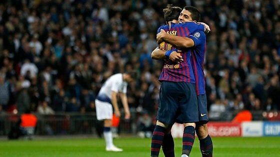 Champions: il Barcellona rinasce a Wembley, ok Psg e Atletico Madrid