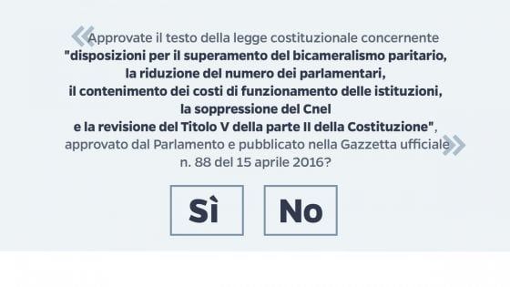 Referendum costituzionale, la guida completa di Repubblica sulla riforma