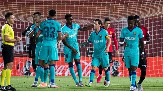 Spagna, il Barcellona si ripresenta con un poker: travolto il Maiorca