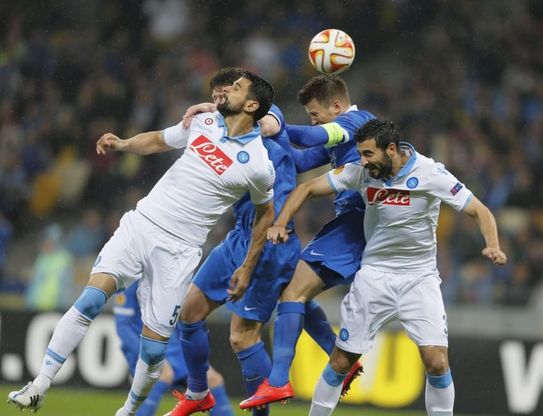 Dnipro-Napoli, il film della partita