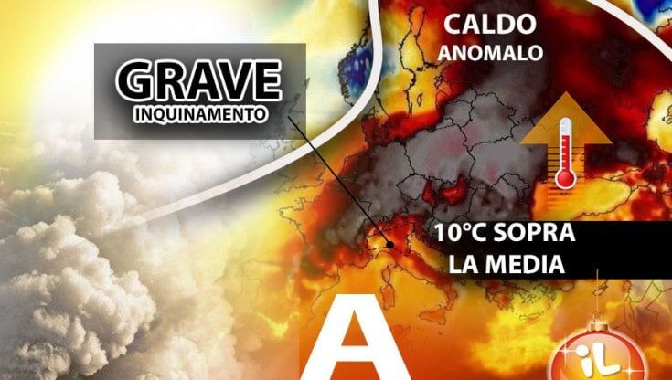 Previsioni meteo, fino a 10 gradi sopra la media e grave inquinamento per tutta la settimana