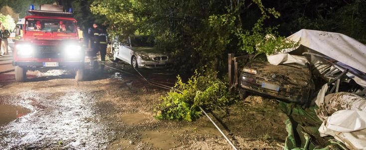 Bomba d'acqua fa strage in Veneto: quattro morti nel Trevigiano, due feriti gravi