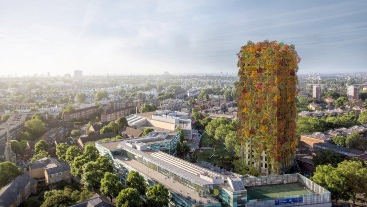 Grenfell Tower, un giardino sul grattacielo dell’inferno