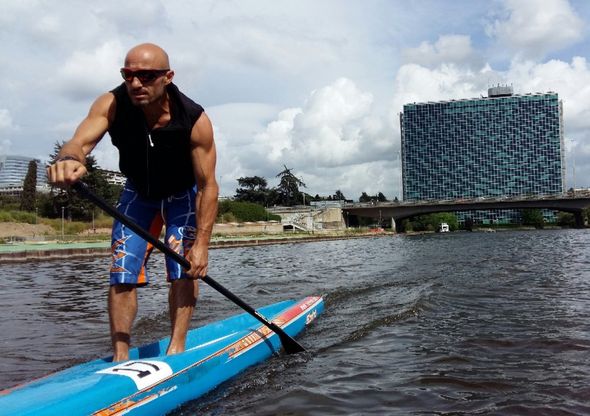 Roma, campionato italiano Sup sul laghetto dell'Eur
