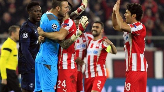 Olympiacos-Manchester United 2-0, Red Devils umiliati ad Atene