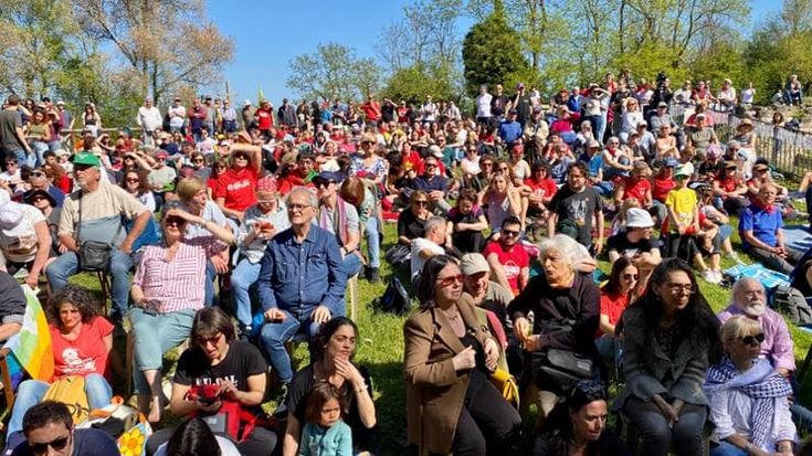 L’appello dal palco di Monte Sole: “Le forze neofasciste vanno fermate. La Russa? Da lui perle nere”