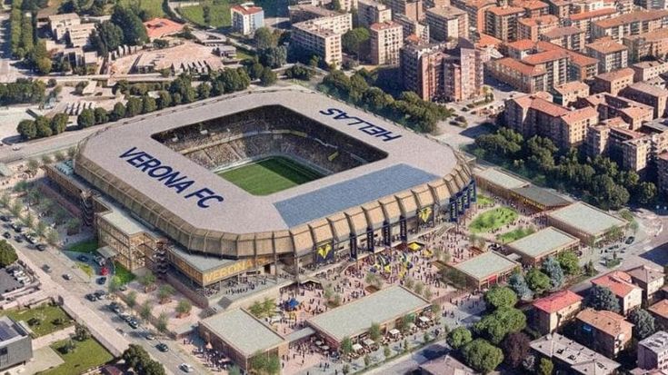 Verona, presentato il progetto per il nuovo stadio
