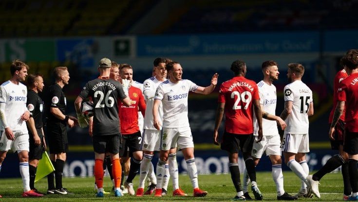 Inghilterra, il Leeds non sbaglia con le big: 0-0 con il Manchester United