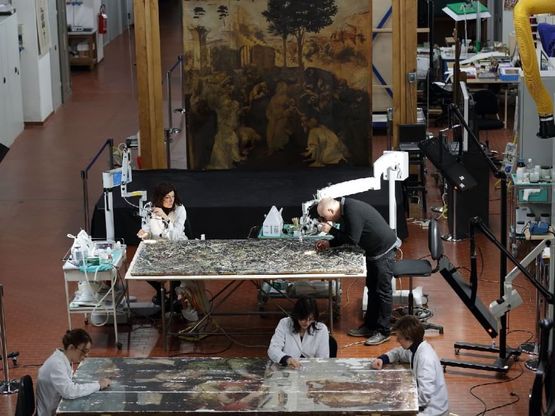 Pollock e Leonardo all'Opificio delle pietre dure