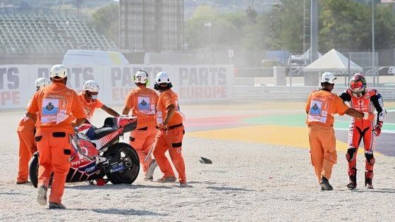 MotoGp, Bagnaia tradito una pellicola di plastica: "Non mi merito tutta questa sfortuna"