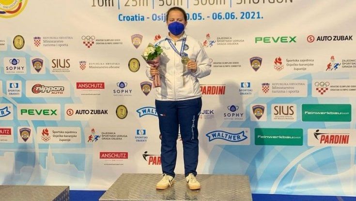 Tiro a segno, Europei: Sofia Ceccarello oro e pass per Olimpiadi