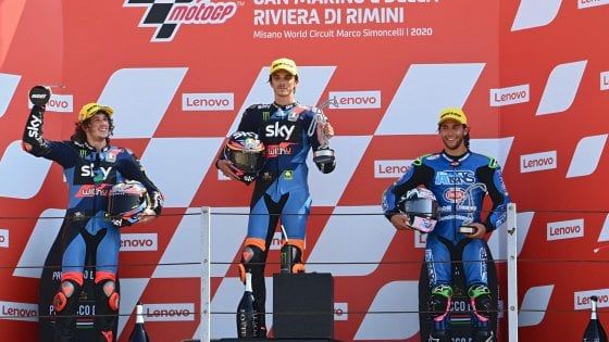 Moto2, tripletta italiana a Misano: vince Luca Marini, sul podio anche Bezzecchi e Bastianini