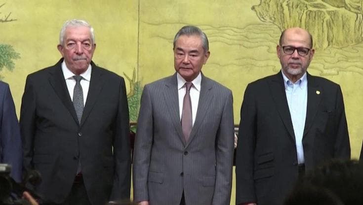 Hamas, Fatah e altre 12 fazioni palestinesi firmano l'accordo mediato dalla Cina per un governo di riconciliazione nazionale a Gaza