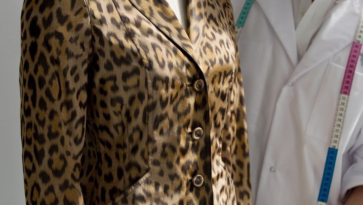 La Mizza Bar Jacket con stampa leopardata