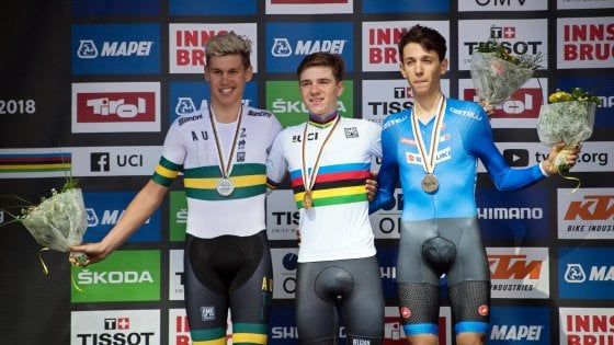 Ciclismo, Mondiali: seconda medaglia azzurra, Piccolo è bronzo nella crono jr