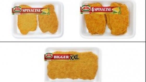 Possibile presenza di frammenti di plastica: Aia ritira lotti di spinacine-cotolette