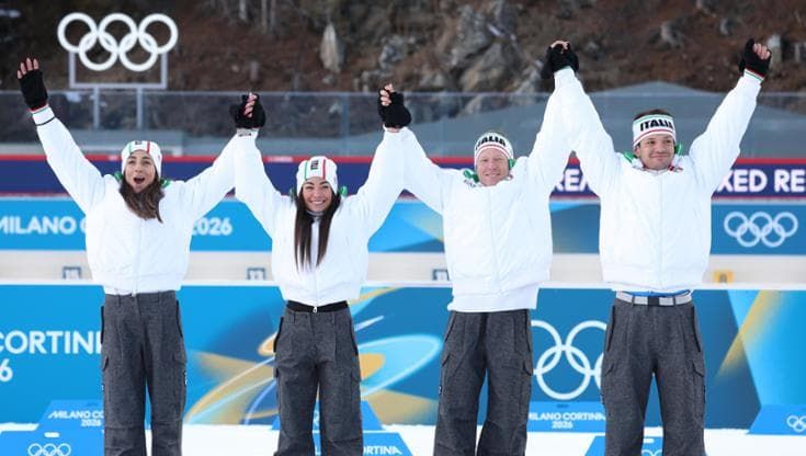 Un argento mai visto. Wierer e Vittozzi trascinano la staffetta del biathlon