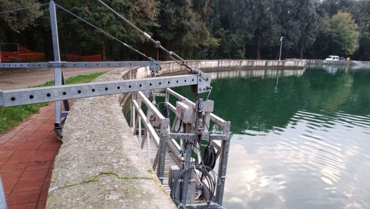 Reggia di Caserta, le immagini spettacolari per le nuove indagini sui fondali della Peschiera Grande