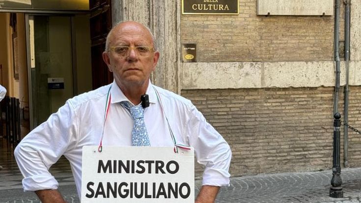 Sit- in del fondatore del Giffoni Film Festival al ministero della Cultura: "Ministro Sangiuliano, dialoga con Giffoni e restituiscici i fondi tagliati"