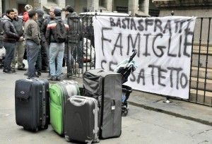 Occupata palazzinain corso Principe Oddone