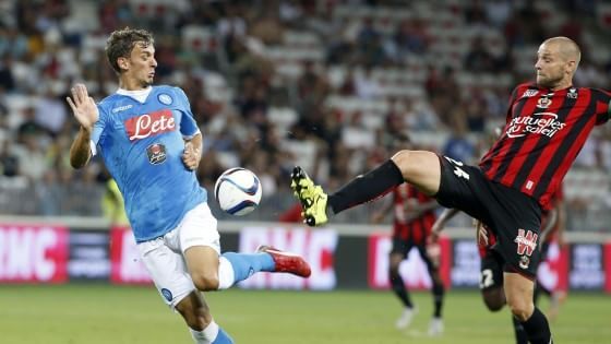 Nizza-Napoli 3-2: dopo la follia ultrà non bastano i gol di Callejon e Mertens