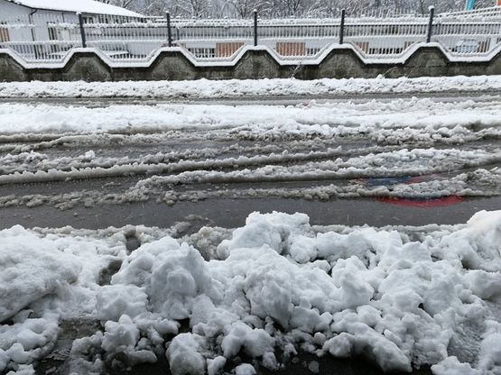 Potenza, neve e disagi