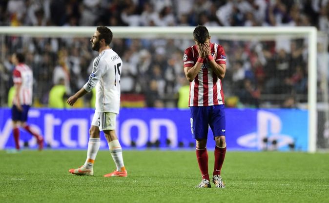 Finale Champions, la delusione dell'Atletico Madrid
