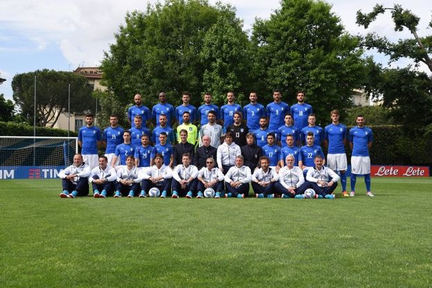 Europei, la foto ufficiale della Nazionale azzurra