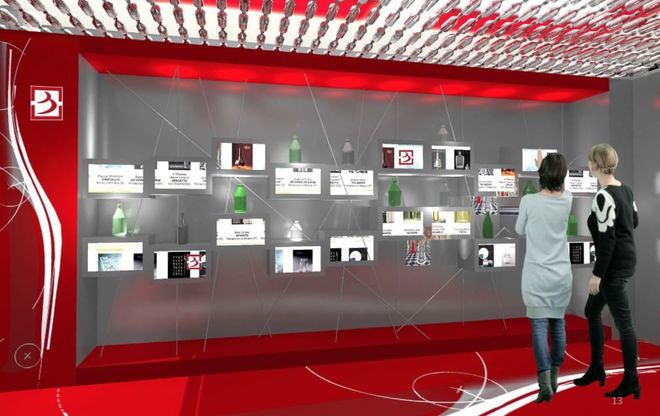 All'interno del padiglione Cibus4Expo