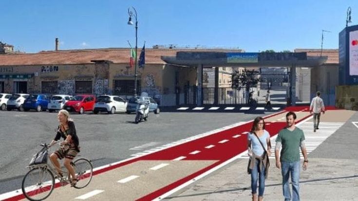 Porta Portese, bonifica sul lungotevere: largo alla nuova ciclabile fino all’ex Mattatoio