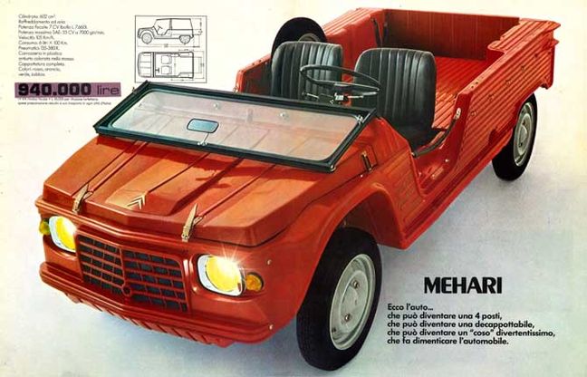 Citroën Méhari festeggia i suoi 50 anni al salone di Padova