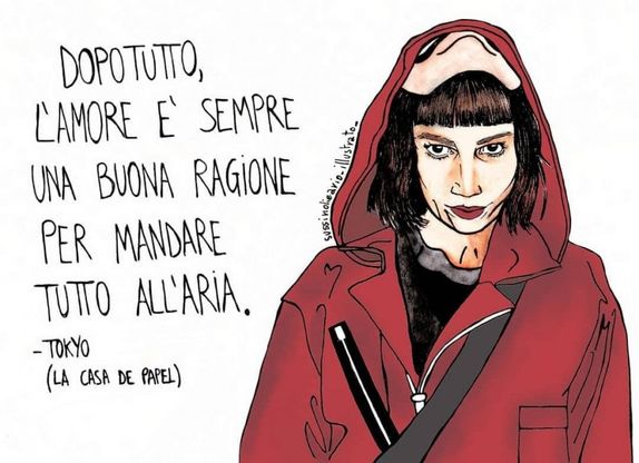 Bowie, Tenco e La casa di carta: i ritratti d'artista nati sui social