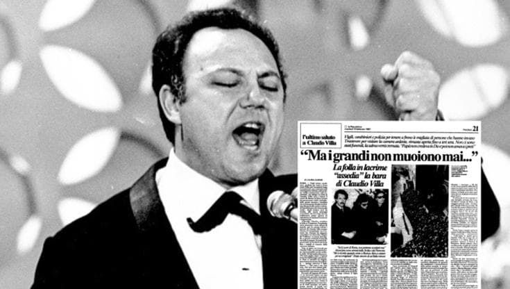 Gli ultimi istanti di Claudio Villa: “Vita, sei bella ma adesso basta”